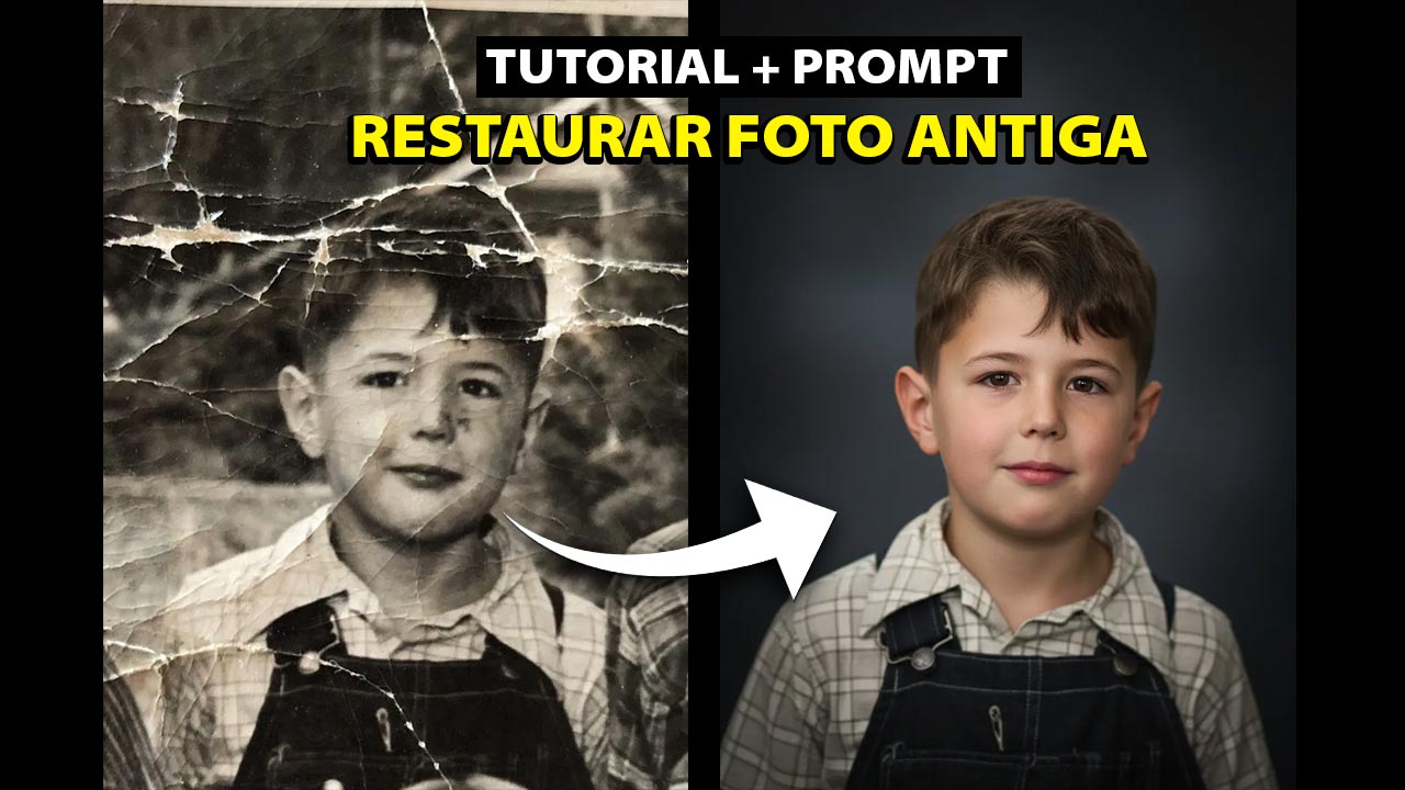 Leia mais sobre o artigo Tutorial + Prompt Restaurar foto com Inteligência Artificial